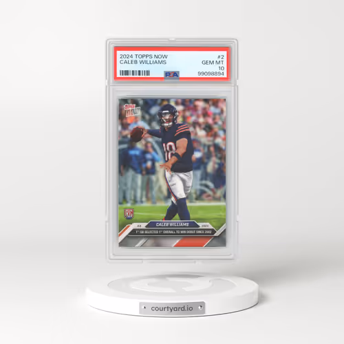2024 Topps Now #2 Caleb Williams (PSA 10 GEM MINT)
