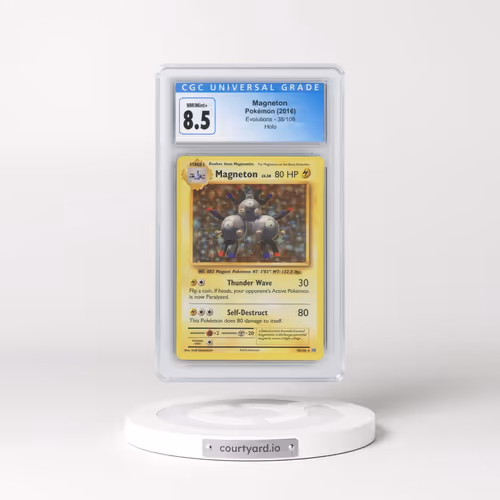 2016 Evolutions #38/108 Magneton - Holo (CGC 8.5 NM-MT+)
