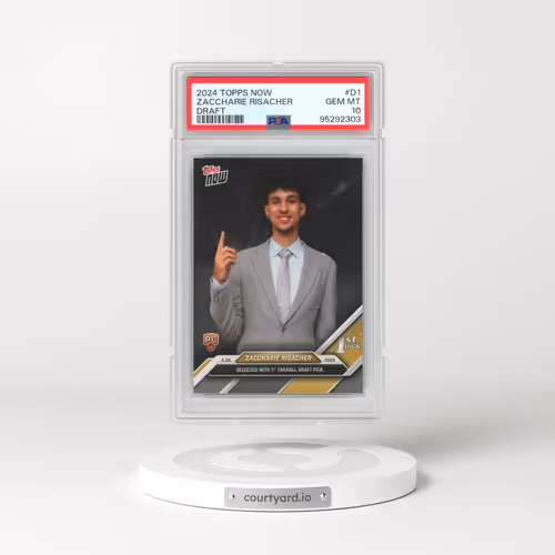 2024 Topps Now Draft #D1 Zaccharie Risacher (PSA 10 GEM MINT)