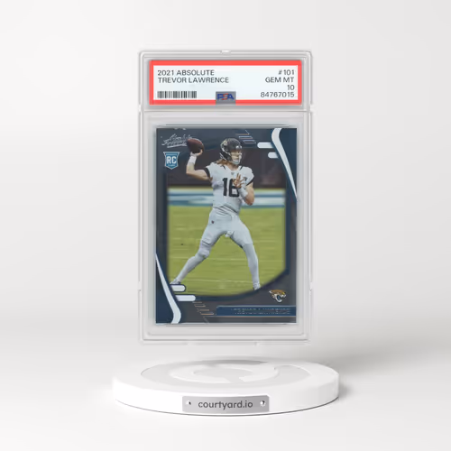 2021 Panini Absolute #101 Trevor Lawrence (PSA 10 GEM MINT)