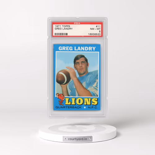 1971 Topps #11 Greg Landry (PSA 8 NM-MT)
