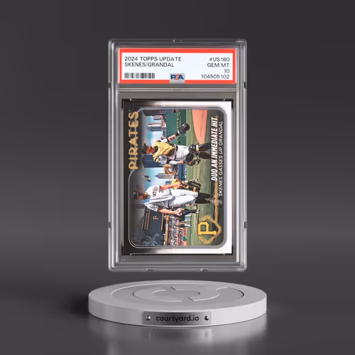 2024 Topps Update #US160 Paul Skenes/Yasmani Grandal (PSA 10 GEM MINT)