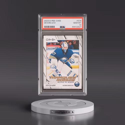 2023 Upper Deck O-Pee-Chee #576 Devon Levi (PSA 10 GEM MINT)