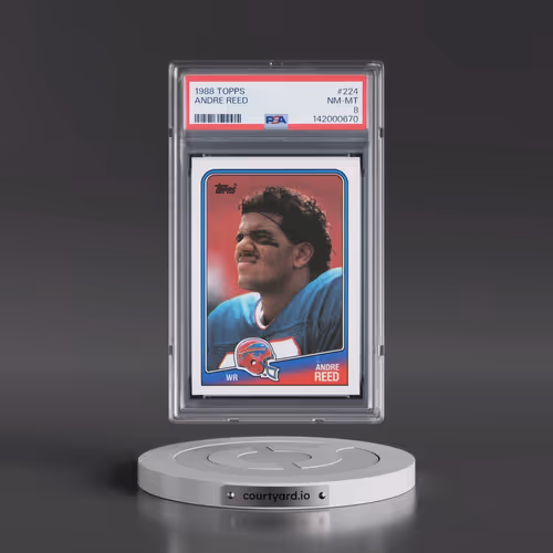 1988 Topps #224 Andre Reed (PSA 8 NM-MT)