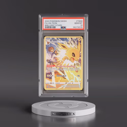 2022 Pokémon Sword & Shield Brilliant Stars #TG04 Jolteon - Full Art (PSA 10 GEM MINT)