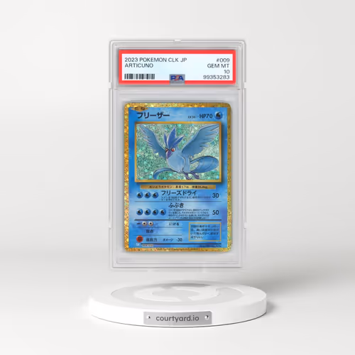 2023 Pokémon Clk-Trading Card Game Classic Blastoise & Suicune EX Deck #009 Articuno (PSA 10 GEM MINT)