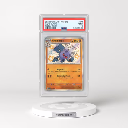 2024 Pokémon Paf EN-Paldean Fates #171 Annihilape - Shiny Rare (PSA 9 MINT)