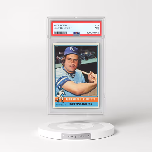 1976 Topps #19 George Brett (PSA 7 NM)