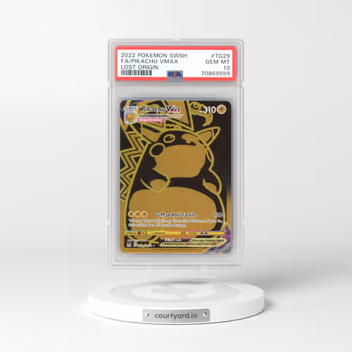 2022 Lost Origin #TG29 Pikachu VMAX - Holo (PSA 10 GEM MINT)