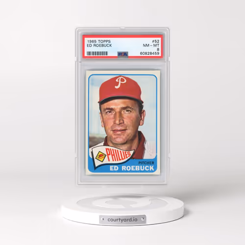 1965 Topps #52 Ed Roebuck (PSA 8 NM-MT)