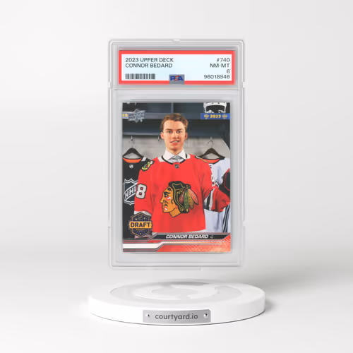 2023 Upper Deck #740 Connor Bedard (PSA 8 NM-MT)