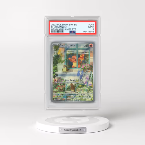 2023 Pokémon Svp EN-SV Black Star Promo #044 Charmander - Obsidian Flames Elite Trainer Box (PSA 9 M
