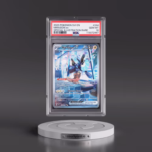 2023 Pokémon Svi EN-Scarlet & Violet #244 Miraidon EX - Holo Special Illustration Rare (PSA 10 GEM M