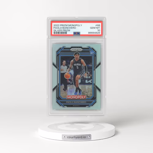 2022 Panini Prizm Monopoly #66 Paolo Banchero - Silver Prizm (PSA 10 GEM MINT)