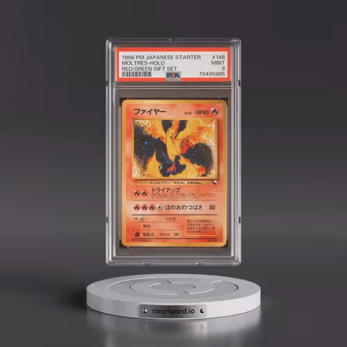 1998 Pokémon Red/Green Gift Set #146 Moltres - Holo (PSA 9 MINT)