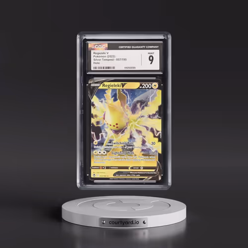 2022 Silver Tempest #057/195 Regieleki V - Holo (CGC 9 MINT)