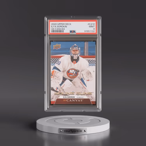 2020 Upper Deck UD Canvas #C212 Ilya Sorokin (PSA 9 MINT)