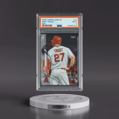 2020 Topps Update #U4 Mike Trout - Ssp (PSA 9 MINT)