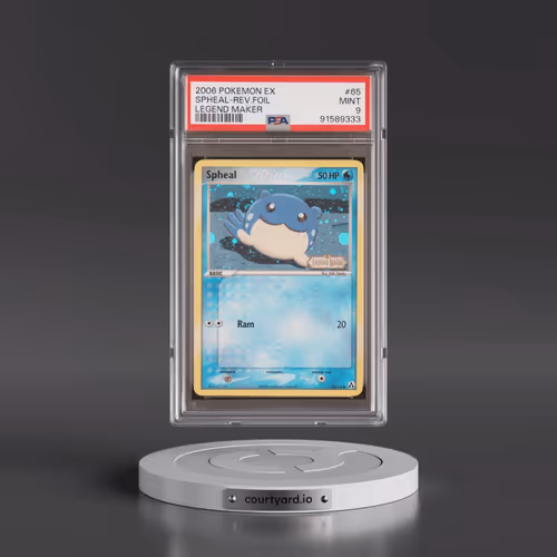 2006 Pokémon EX Legend Maker #65 Spheal - Reverse Foil (PSA 9 MINT)