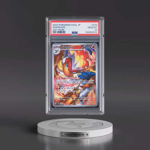 2024 Pokémon Sv5a-Crimson Haze #070 Infernape - Art Rare (PSA 10 GEM MINT)