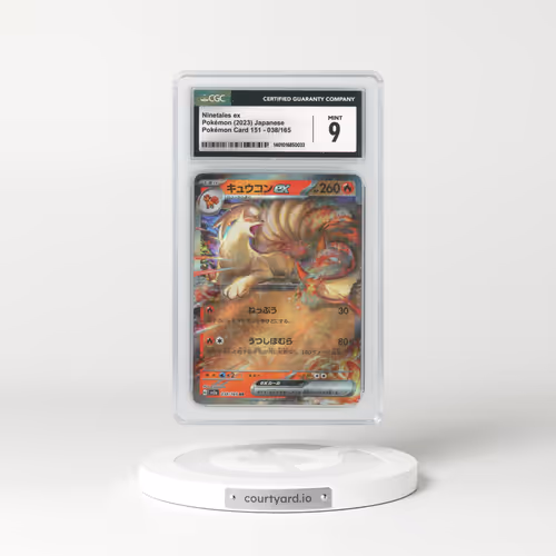 2023 Japanese Pokémon 151 #38 Ninetales EX - Holo (CGC 9 MINT)