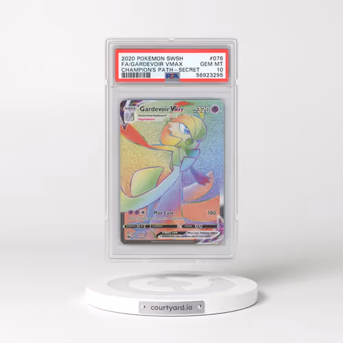 2020 Pokémon Sword & Shield Champion's Path #076 Gardevoir Vmax - Full Art Secret (PSA 10 GEM MINT)