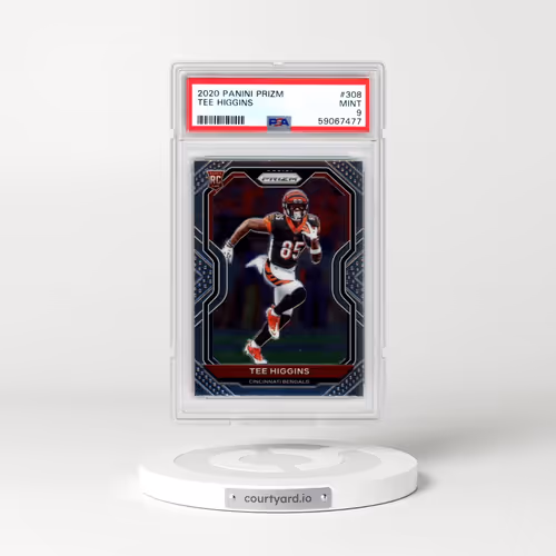 2020 Panini Prizm #308 Tee Higgins (PSA 9 MINT)