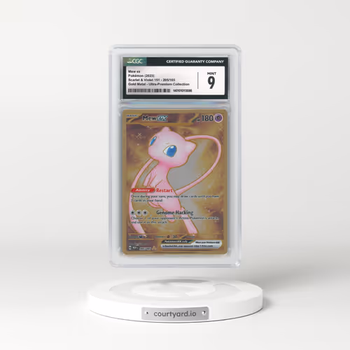 2023 Scarlet & Violet 151 - MEW EN #205 Mew ex - Gold Metal - Ultra-Premium Collection (CGC 9 MINT)
