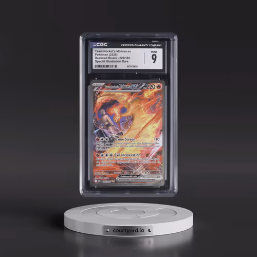 2025 Pokémon Dri EN-Destined Rivals #229 Team Rocket's Moltres EX - Holo Special Illustration Rare (