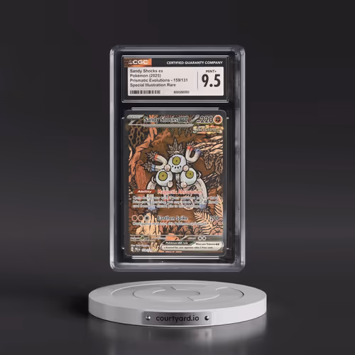 2025 Prismatic Evolutions - PRE EN #159/131 Sandy Shocks ex - Special Illustration Rare Holo (CGC 9.