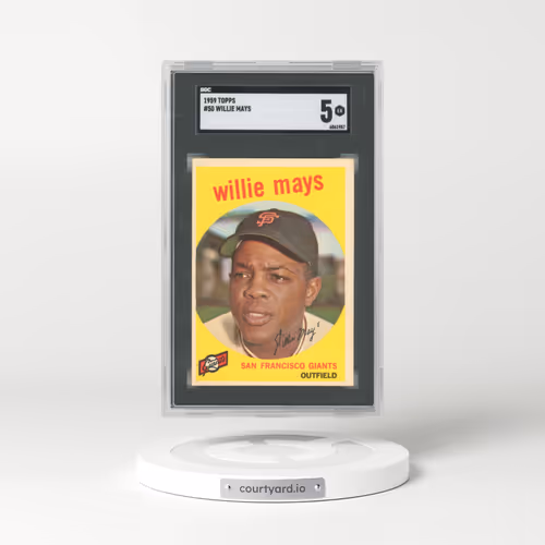 1959 Topps #50 Willie Mays (SGC 5 EX)