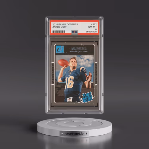 2016 Panini Donruss #372 Jared Goff (PSA 8 NM-MT)