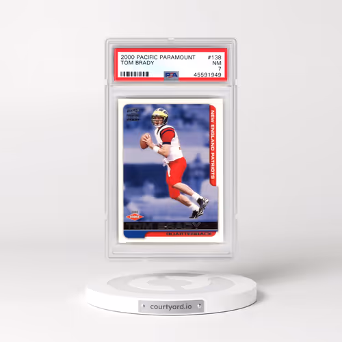 2000 Pacific Paramount #138 Tom Brady (PSA 7 NM)