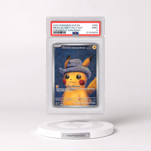 2023 Pokémon Svp EN-SV Black Star Promo #085 Pikachu With Grey Felt Hat - Pokemon X Van Gogh (PSA 9