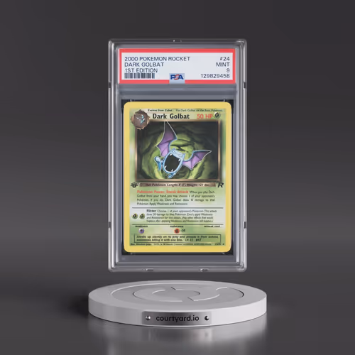 2000 Pokémon Rocket #24 Dark Golbat - 1st Edition (PSA 9 MINT)