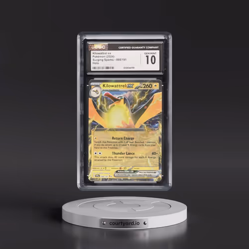 2024 Surging Sparks - SSP EN #068/191 Kilowattrel ex - Holo (CGC 10 GEM MINT)