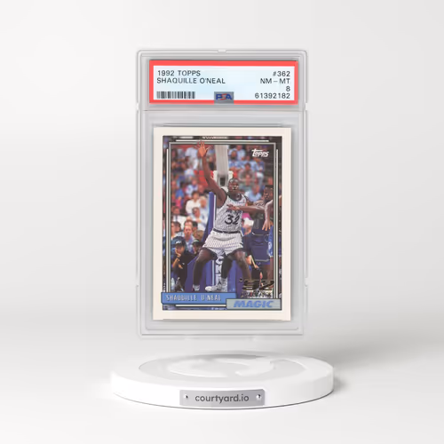 1992 Topps #362 Shaquille O'Neal (PSA 8 NM-MT)