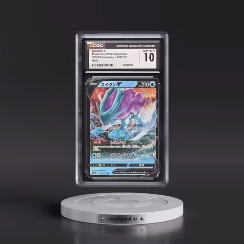 2022 VSTAR Universe #024/172 Suicune V - Holo (CGC 10 GEM MINT)