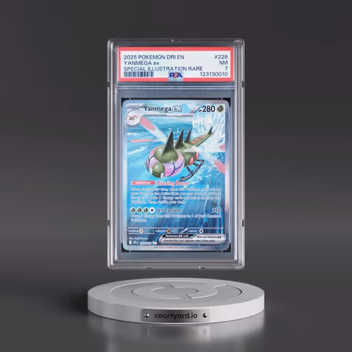 2025 Pokémon Dri EN-Destined Rivals #228 Yanmega EX - Holo Special Illustration Rare (PSA 7 NM)