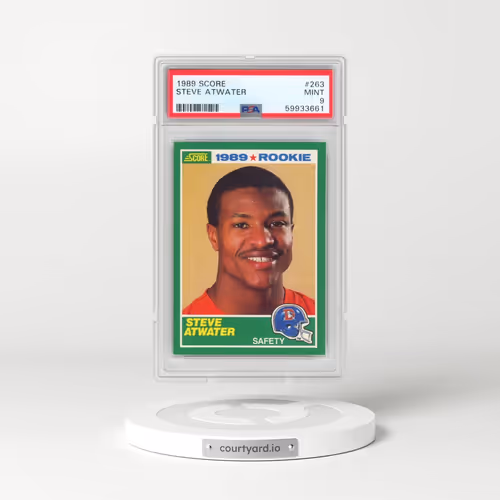 1989 Score #263 Steve Atwater (PSA 9 MINT)