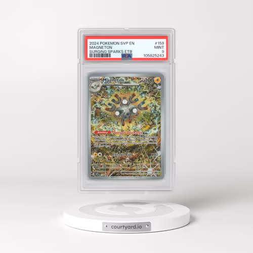 2024 Pokémon Svp EN-SV Black Star Promo #159 Magneton - Surging Sparks Elite Trainer Box (PSA 9 MINT