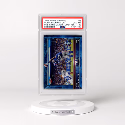 2015 Topps Chrome #18 Odell Beckham Jr. - Diamond Refractor (PSA 10 GEM MINT)