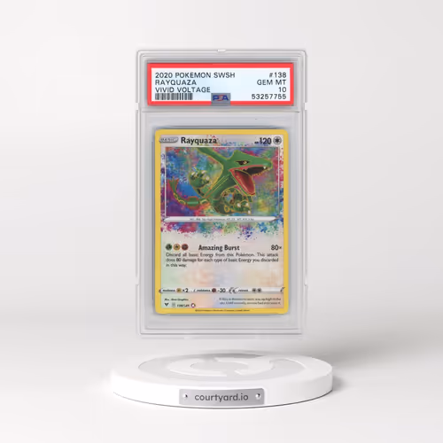 2020 Pokémon Sword & Shield Vivid Voltage #138 Rayquaza (PSA 10 GEM MINT)