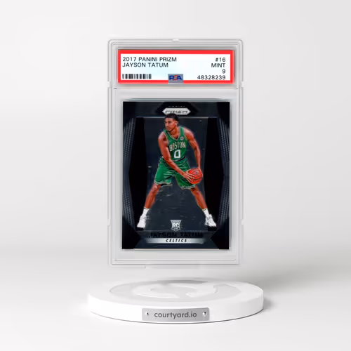 2017 Panini Prizm #16 Jayson Tatum (PSA 9 MINT)