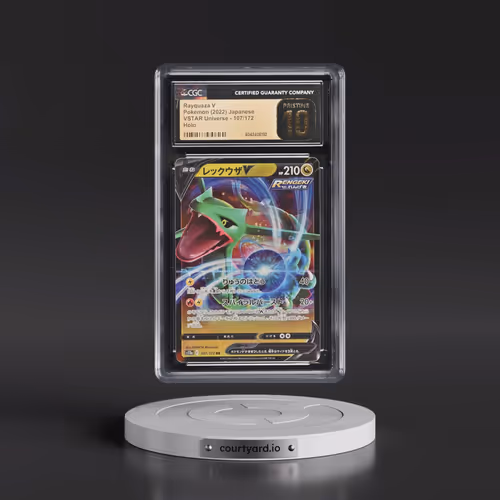 2022 VSTAR Universe #107/172 Rayquaza V - Holo (CGC 10 PRISTINE)