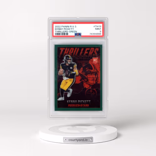 2022 Panini Rookies & Stars Thrillers #TH19 Kenny Pickett - Green (PSA 9 MINT)