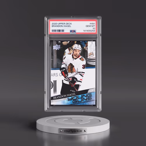 2020 Upper Deck #491 Brandon Hagel (PSA 10 GEM MINT)