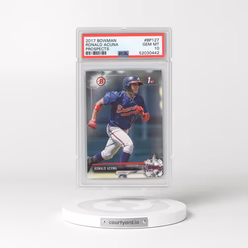 2017 Bowman Prospects #BP127 Ronald Acuna (PSA 10 GEM MINT)