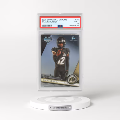 2023 Bowman University Chrome #36 Travis Hunter (PSA 9 MINT)