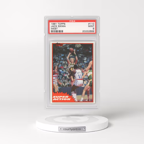 1981 Topps #110 Jack Sikma - West (PSA 9 MINT)